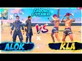Dj Alok vs Kla || Gun Vs Fist 👊Challenge Gone Wrong || Chrono Giveaway || Garena Free Fire 🔥 ||