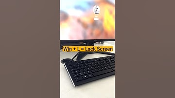 🔒 Instantly Lock Your Screen with This Shortcut! (Win + L) #Shorts