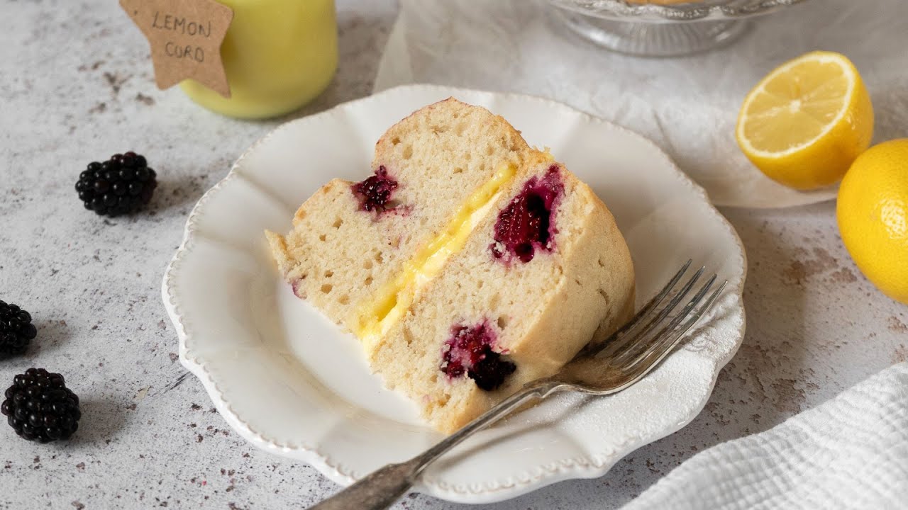 The BEST Blackberry Lemon Cake (it's vegan!)