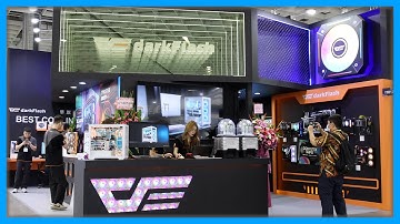 【COMPUTEX 2023】darkFlash 大飛 Fly to unlimited 無限鏡像。機殼、水冷、風冷、風扇、鍵盤、電競椅、鍵盤 4K@60