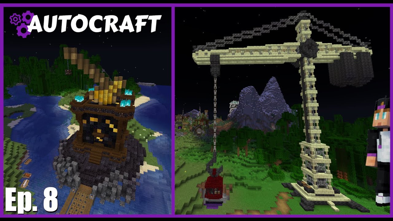 THE GILDED AXE AND THE BEACON CRANE! AutoCraft Season 2 EP 8!