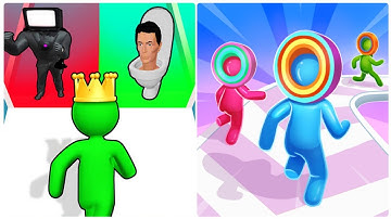 Layer Man 3D Vs Giant Rush 3D 🟤⚫️New Levels Big New Update Max Walkthrough Android iOS Gameplay