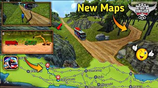 Bus Simulator Indonesia New Off Road Maps|Best Map off road 🌴😱