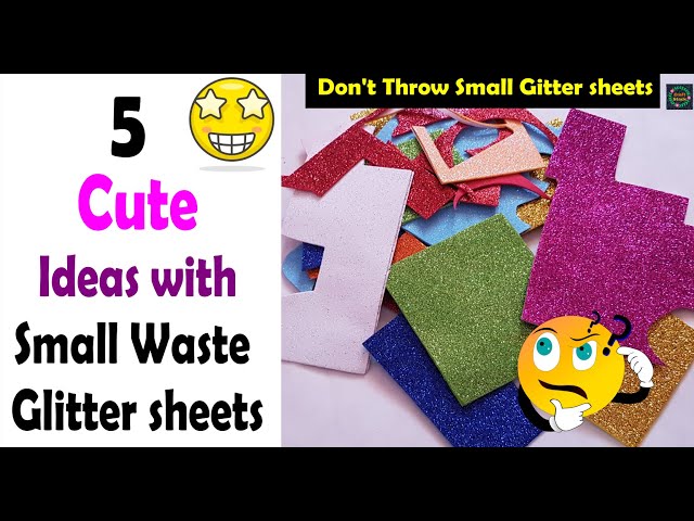 White Foam Sheet Craft Ideas, Craft with Foam Sheets, Best Out Of Waste