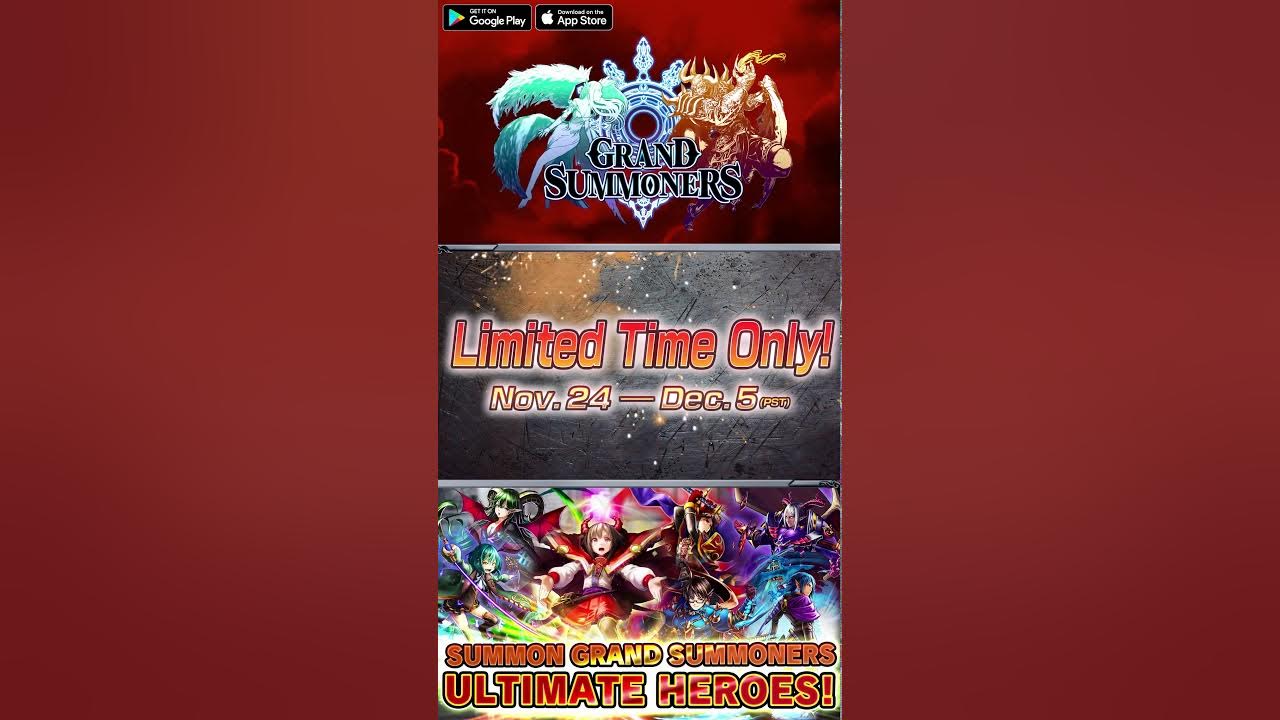 Summon Grand Summoners' Ultimate Heroes! Grand Summoners YouTube