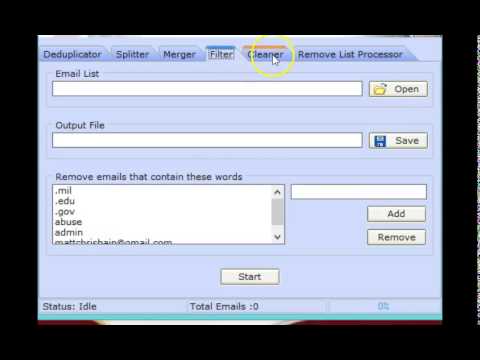 clean email list software clean email list software