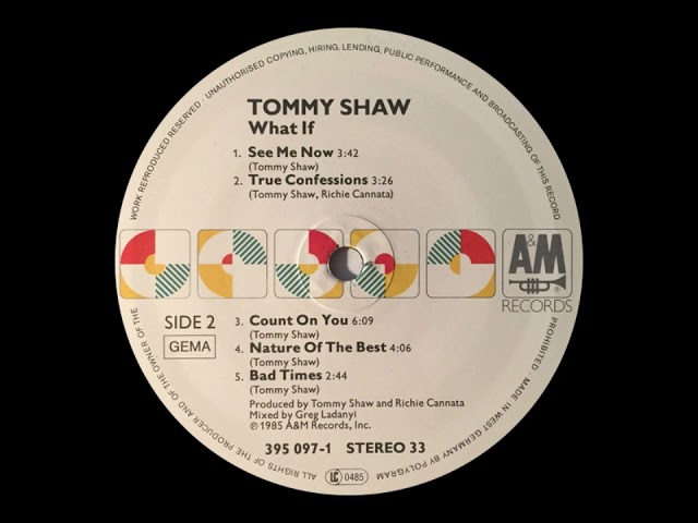 Tommy Shaw - Count On You (HQ Audio) class=