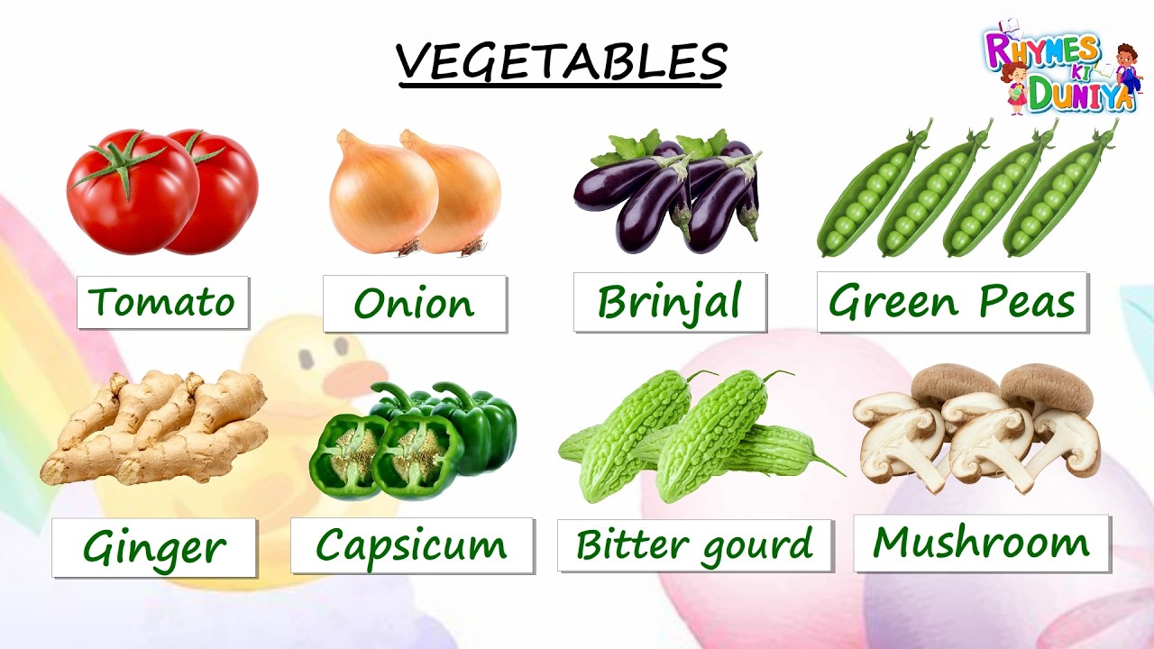 Vegetable Are Awesome! Learn Their Names with Fun! Jump Into vegetable  Names Every Kid Should Know!