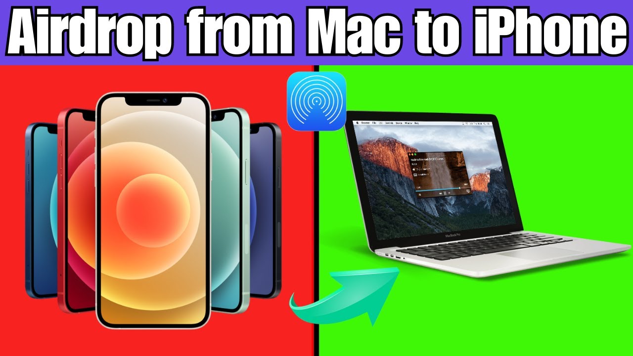 How to Airdrop iPhone to Mac 2024 Airdrop a file, video, image from