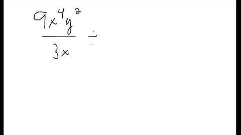 Pre-Algebra Tutorial - Part 22 - Dividing Monomials