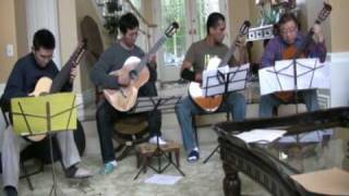 Jesu, Joy of Man's Desiring, from BWV 147, classical guitar quartet