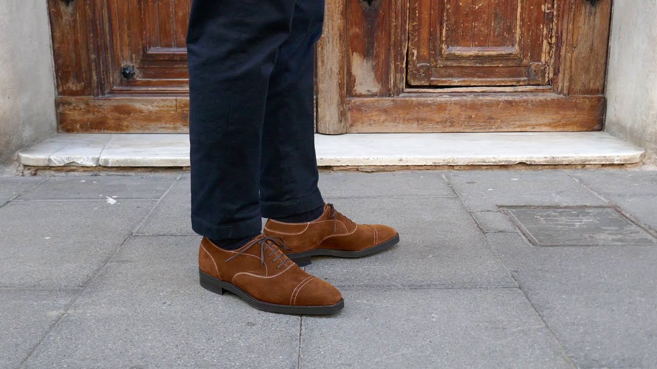 Mario Cap Toe Oxford Shoe Suede 