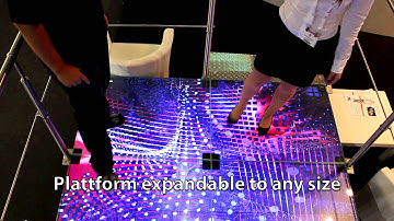 omniSHAPES interactive display floor