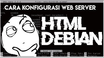 CARA KONFIGURASI WEB SERVER DI DEBIAN