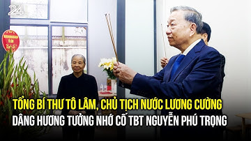 Tổng Bí thư Tô Lâm, Chủ tịch nước Lương Cường dâng hương tưởng nhớ cố TBT Nguyễn Phú Trọng | VTV24