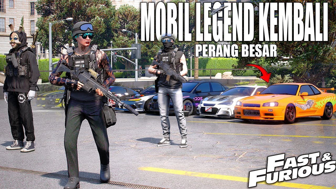 PERANG BESAR MEREBUTKAN MOBIL LEGEND PASUKAN DOBRAK !! AMARAH DOBRAK ELITE !! GTA 5 ROLEPLAY