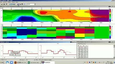 ZondIP1D  Create Resistivity  pseudo  section VES