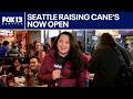 Raising Cane's finally opens in Seattle | FOX 13 Seattle