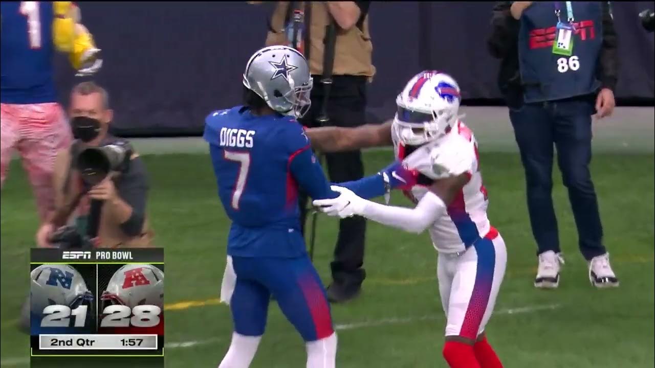 激突ディグス兄弟(ステフォン・ディグス vs トレボン・ディグス) [2022 PROBOWL] YouTube