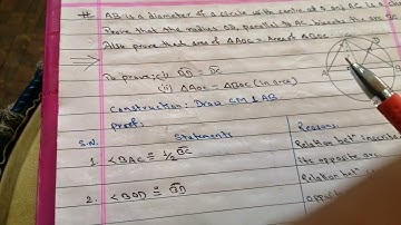 ab is the diameter of a circle with centre o and ac is a chord. prove that od bisects arc bc.