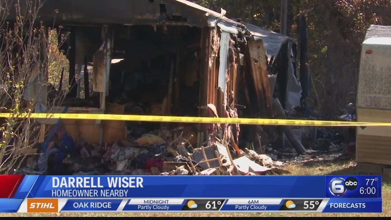 Explosion rattles neighbor’s home after fatal fire - YouTube