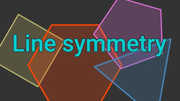 Line symmetry of polygons