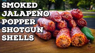 Smoked Shotgun Shells | Jalapeno Popper Stuffed Shotgun Shells Recipe