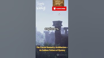 The Fractal Geometry Architecture–An Endless Pattern of Mystery  #FractalGeometry #fyp #foryou