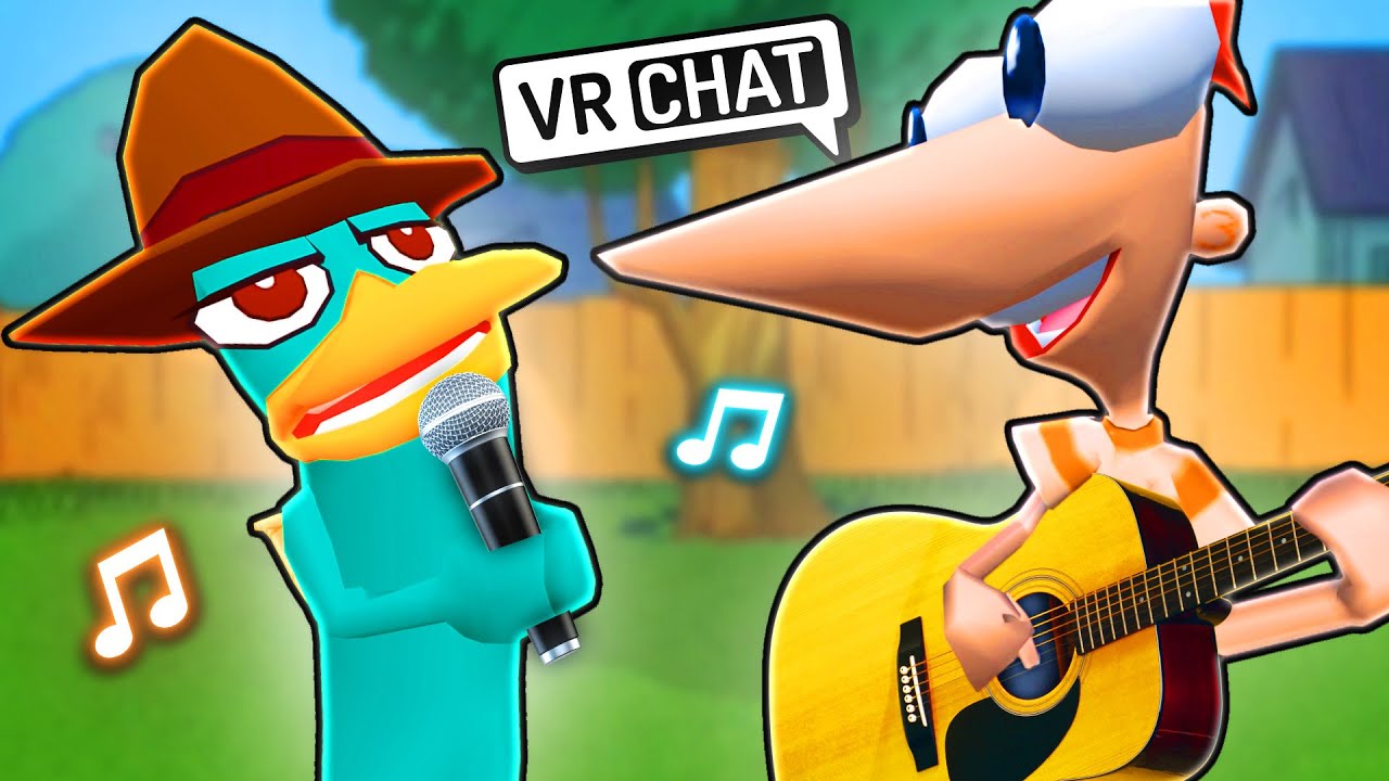 VRChat Community Sings "Phineas and Ferb Theme"