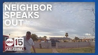 Neighbor speaks after helping woman hurt in struggle before police shooting