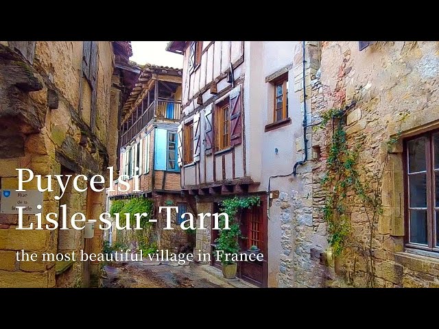 The most beautiful villages in France | Puycelsi & Lisle-sur-Tarn / Market / Travel Vlog class=