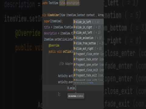 RecyclerView On Click
