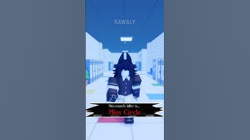 If MISS CIRCLE Was in Forsaken.. #roblox #forsaken