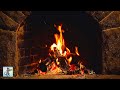 Relaxing fireplace in 4k  crackling fire  burning fireplace  12 hours  no music