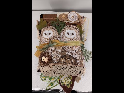 The Woodland Wonder Art Book (In junk journal style)