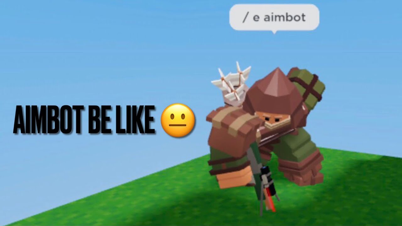 When you aimbot… (roblox bedwars) YouTube