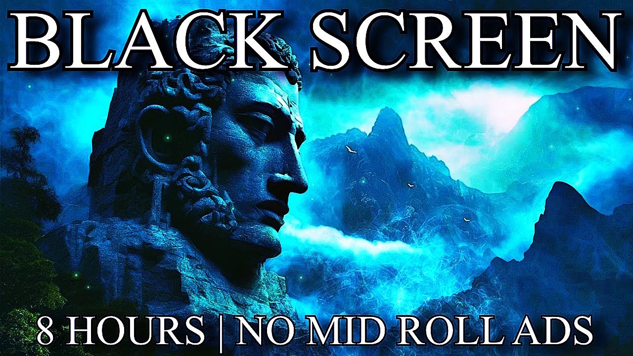 Tranquility Deep Sleeping Music, Ambient Healing Meditation, Black Screen Relaxing Rain Sleep Music