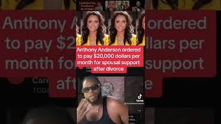 Celebrity Anthony Anderson ordered to pay 20k per month in spousal support sexual allegations! Profile