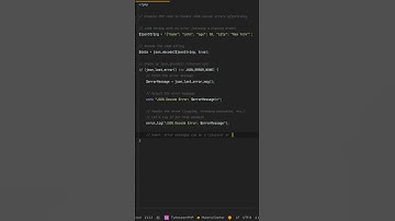 Why handle json decode errors in php? how to handle json decode errors in #php a senior tip