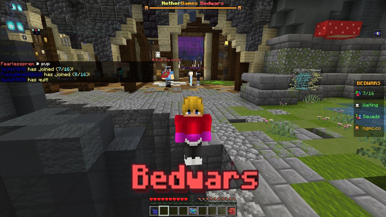 Bedwars in Bedrock edition in Minecraft | Part 1 | - YouTube