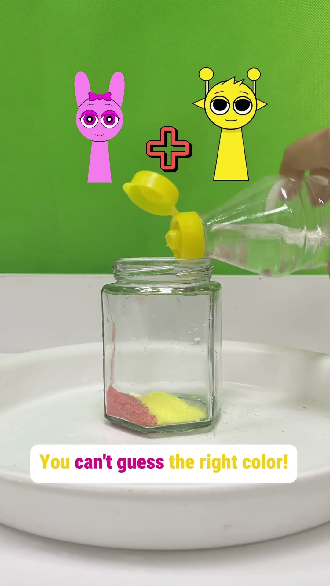 Không ai đoán đúng màu này! Sprunki guess the mixed colors #shorts #sprunki #satisfying