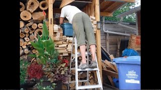 Timelapse of Stacking the Woodpile