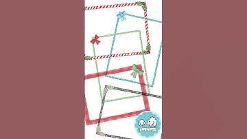 Use Christmas Clip Art Borders for Christmas cards and DIY holiday Decorations