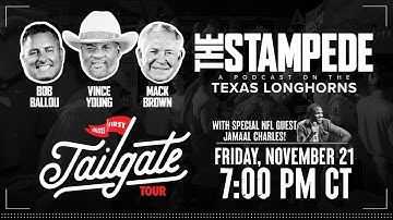 LIVE: THE STAMPEDE With Mack Brown, Vince Young, Bob Ballou & Special Guest Jamaal Charles in Austin