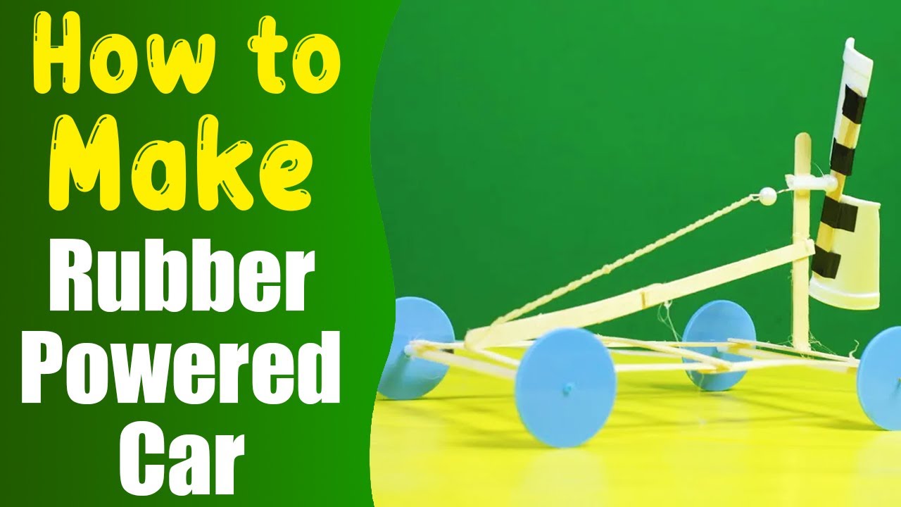 how to make a rubber band car