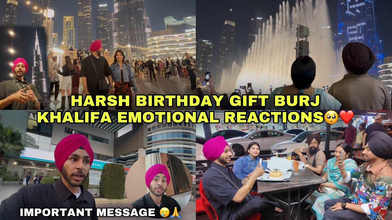MERE BIRTHDAY TE BURJ KHALIFA SURPRISE GIFT😍 - BHUT ZRURI MESSAGE DENA🙏  HOSPITAL CH 70000 BILL WHY?