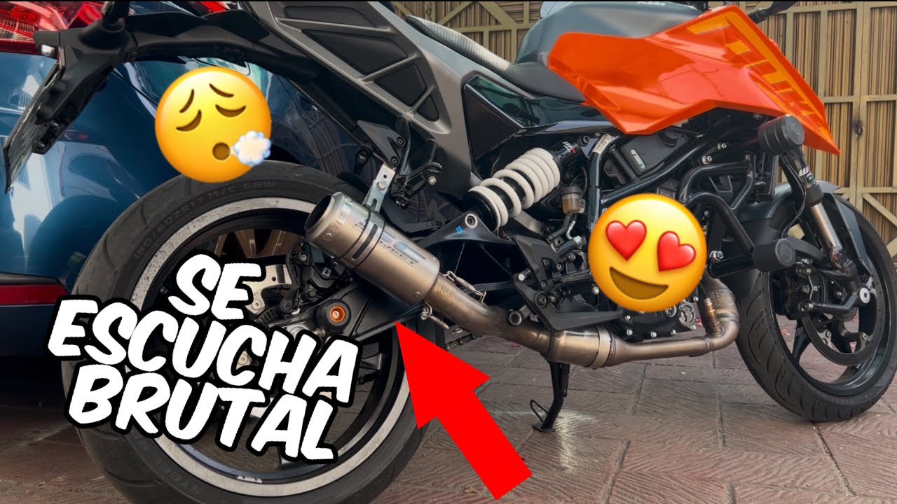 KTM Duke 250 2025 Escape SC Project 3ra Generación | Instalación paso a paso
