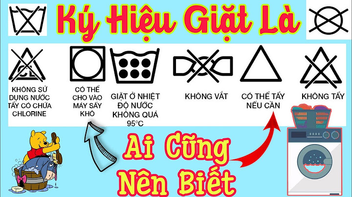 Nhãn hướng dẫn sử dụng trên quần áo Informational