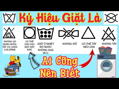 Video Chú Ý Ký Hiệu Giặt Là Trên Quần Áo Tránh Nhăn Lem Màu - youtube