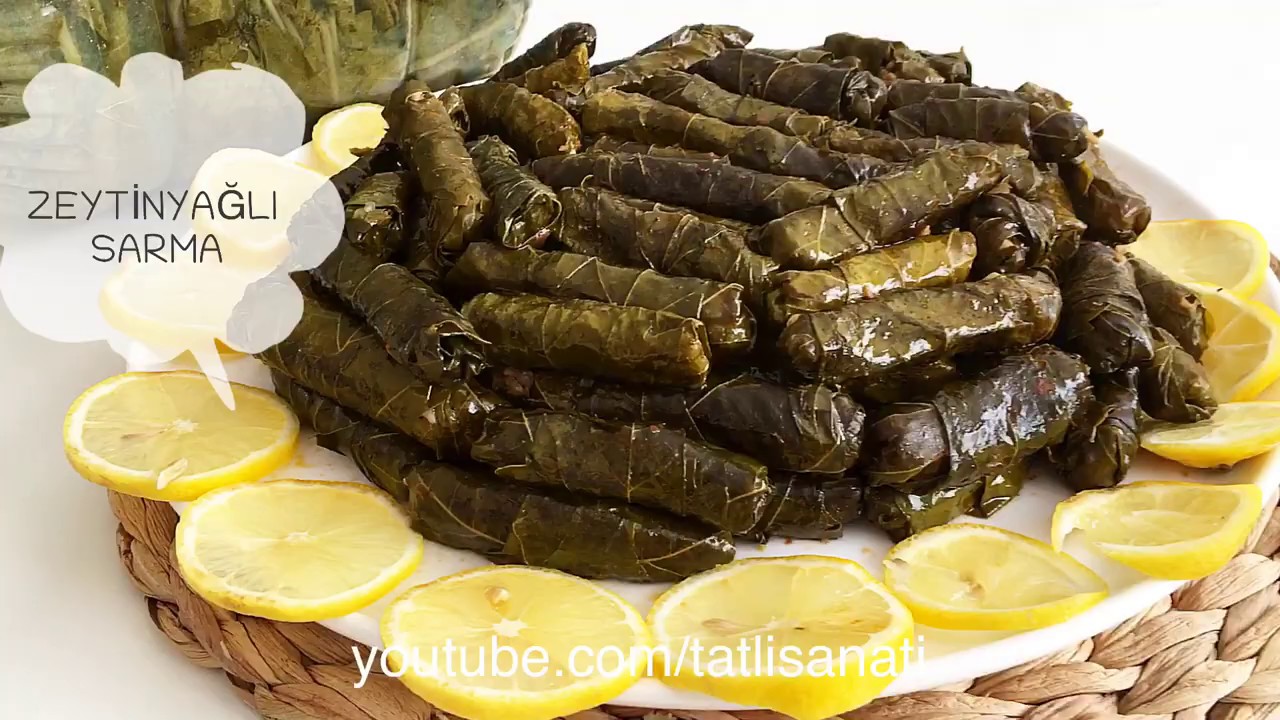 Sarma Ince İNCE İNCE YAPRAK SARMA NASIL SARILIR? Zeytinyağlı Yaprak Sarma Tarifi ...
